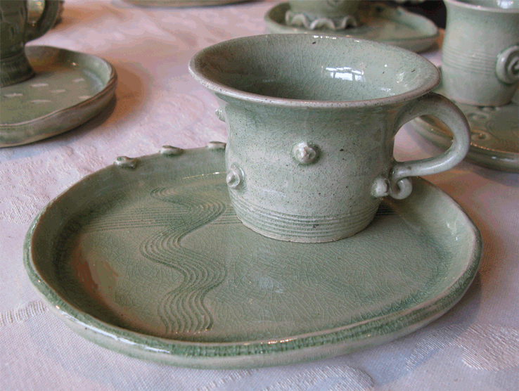 Teller-Tasse